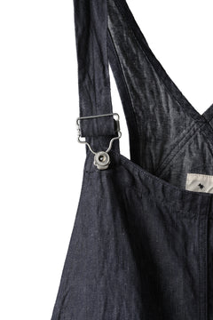 画像をギャラリービューアに読み込む, KLASICA MB OVERALL / DEEP DYED LINEN DENIM (NAVY)