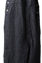 画像をギャラリービューアに読み込む, KLASICA MB OVERALL / DEEP DYED LINEN DENIM (NAVY)