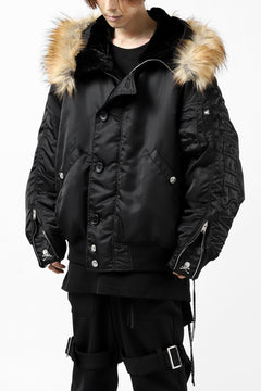 画像をギャラリービューアに読み込む, mastermind JAPAN N-2B HEAVY-ZONE FLIGHT JACKET (BLACK)