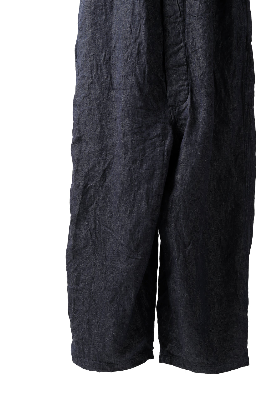 画像をギャラリービューアに読み込む, KLASICA MB OVERALL / DEEP DYED LINEN DENIM (NAVY)