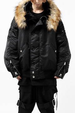 画像をギャラリービューアに読み込む, mastermind JAPAN N-2B HEAVY-ZONE FLIGHT JACKET (BLACK)