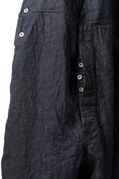 画像をギャラリービューアに読み込む, KLASICA MB OVERALL / DEEP DYED LINEN DENIM (NAVY)