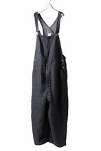 画像をギャラリービューアに読み込む, KLASICA MB OVERALL / DEEP DYED LINEN DENIM (NAVY)