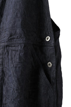 画像をギャラリービューアに読み込む, KLASICA MB OVERALL / DEEP DYED LINEN DENIM (NAVY)