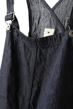 画像をギャラリービューアに読み込む, KLASICA MB OVERALL / DEEP DYED LINEN DENIM (NAVY)
