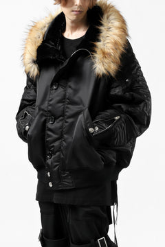 画像をギャラリービューアに読み込む, mastermind JAPAN N-2B HEAVY-ZONE FLIGHT JACKET (BLACK)