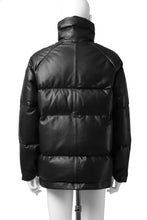 画像をギャラリービューアに読み込む, Y's.... SHEEP LEATHER DOWN JACKET (BLACK)
