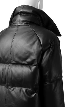 画像をギャラリービューアに読み込む, Y's.... SHEEP LEATHER DOWN JACKET (BLACK)