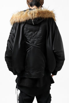 画像をギャラリービューアに読み込む, mastermind JAPAN N-2B HEAVY-ZONE FLIGHT JACKET (BLACK)