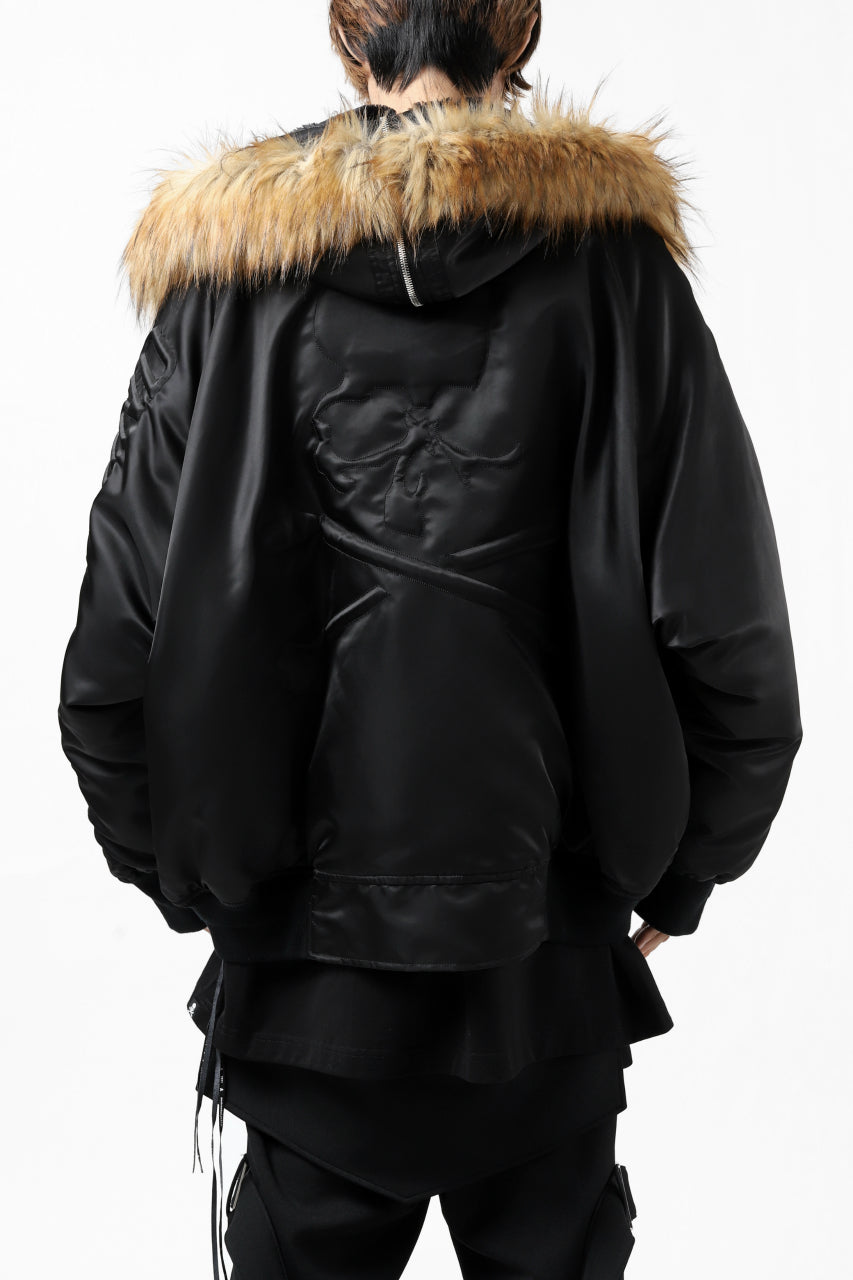 画像をギャラリービューアに読み込む, mastermind JAPAN N-2B HEAVY-ZONE FLIGHT JACKET (BLACK)