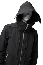 画像をギャラリービューアに読み込む, A.F ARTEFACT "PLEASANT" PARKA-JACKET / SALT SHRINKAGE NYLON (BLACK)