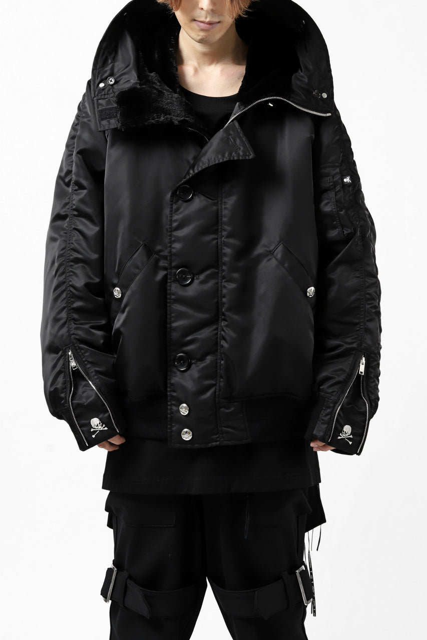 画像をギャラリービューアに読み込む, mastermind JAPAN N-2B HEAVY-ZONE FLIGHT JACKET (BLACK)