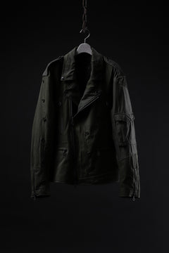 画像をギャラリービューアに読み込む, BACKLASH xx LOOM exclusive The Re-BUILD VINTAGE CUSTOM DOUBLE RIDERS JACKET (ARMY FIELD-B)