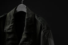 画像をギャラリービューアに読み込む, BACKLASH xx LOOM exclusive The Re-BUILD VINTAGE CUSTOM DOUBLE RIDERS JACKET (ARMY FIELD-B)