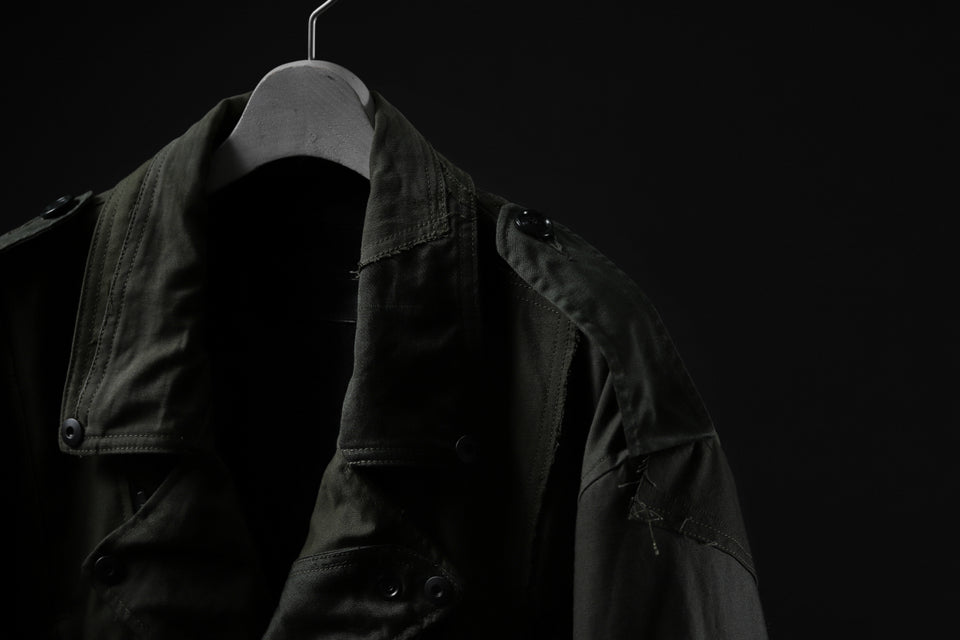 画像をギャラリービューアに読み込む, BACKLASH xx LOOM exclusive The Re-BUILD VINTAGE CUSTOM DOUBLE RIDERS JACKET (ARMY FIELD-B)