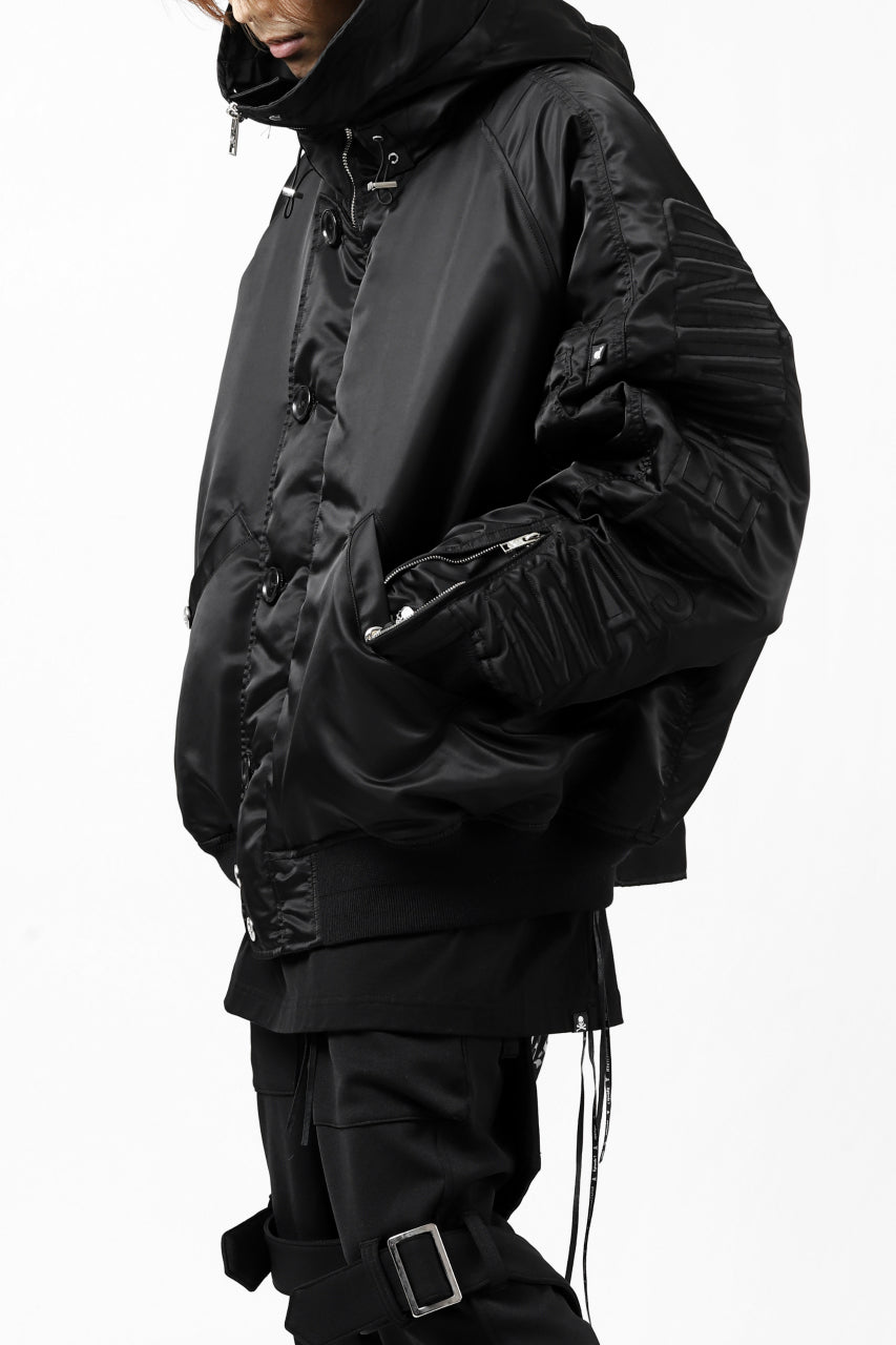 画像をギャラリービューアに読み込む, mastermind JAPAN N-2B HEAVY-ZONE FLIGHT JACKET (BLACK)