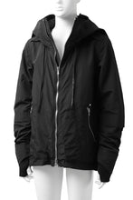 画像をギャラリービューアに読み込む, A.F ARTEFACT "PLEASANT" PARKA-JACKET / SALT SHRINKAGE NYLON (BLACK)