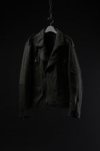 画像をギャラリービューアに読み込む, BACKLASH xx LOOM exclusive The Re-BUILD VINTAGE CUSTOM DOUBLE RIDERS JACKET (ARMY FIELD-A)