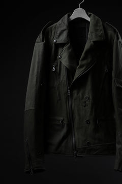 画像をギャラリービューアに読み込む, BACKLASH xx LOOM exclusive The Re-BUILD VINTAGE CUSTOM DOUBLE RIDERS JACKET (ARMY FIELD-A)