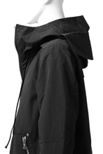 画像をギャラリービューアに読み込む, A.F ARTEFACT "PLEASANT" PARKA-JACKET / SALT SHRINKAGE NYLON (BLACK)