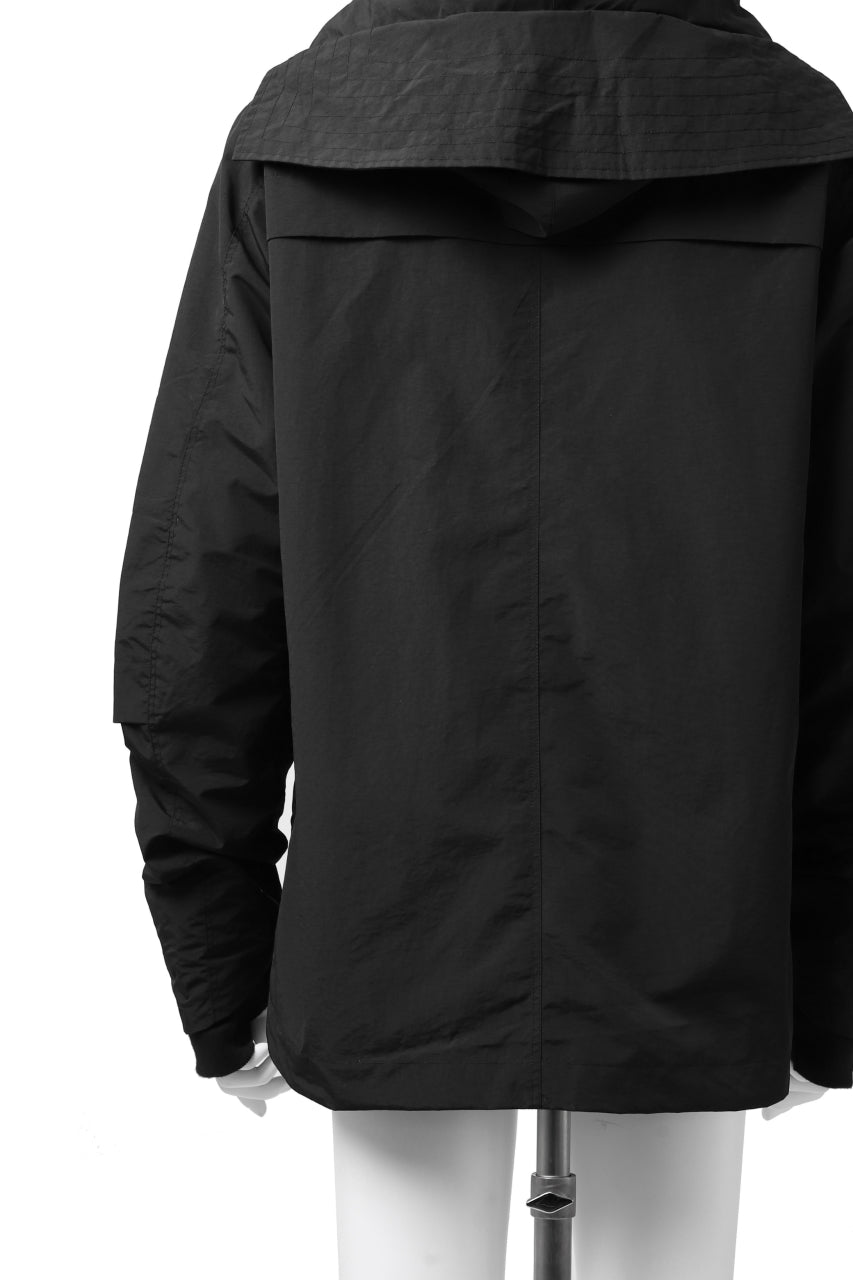 画像をギャラリービューアに読み込む, A.F ARTEFACT "PLEASANT" PARKA-JACKET / SALT SHRINKAGE NYLON (BLACK)