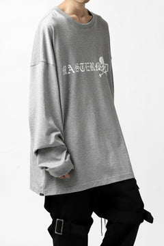 画像をギャラリービューアに読み込む, mastermind JAPAN BOXY-FIT LS / RUBBER AND FOAM PRINTED (GREY)