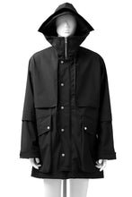 画像をギャラリービューアに読み込む, A.F ARTEFACT "LIGHT-WARMER" MODS COAT / FLEECE BONDING NYLON (BLACK)