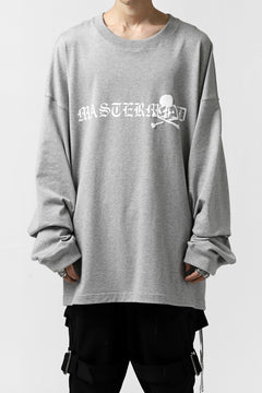 画像をギャラリービューアに読み込む, mastermind JAPAN BOXY-FIT LS / RUBBER AND FOAM PRINTED (GREY)