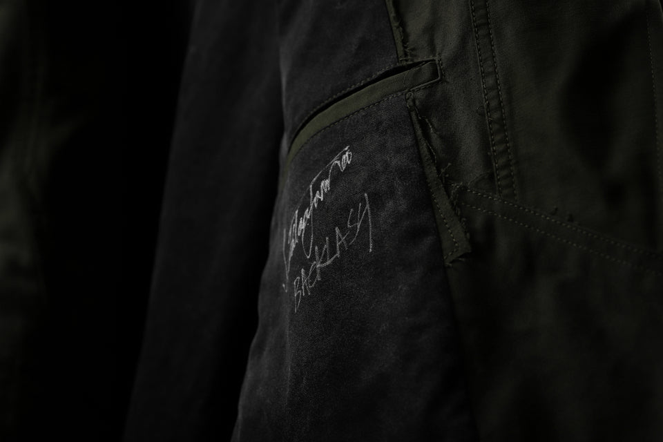 画像をギャラリービューアに読み込む, BACKLASH xx LOOM exclusive The Re-BUILD VINTAGE CUSTOM DOUBLE RIDERS JACKET (ARMY FIELD-A)