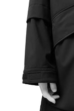画像をギャラリービューアに読み込む, A.F ARTEFACT "LIGHT-WARMER" MODS COAT / FLEECE BONDING NYLON (BLACK)
