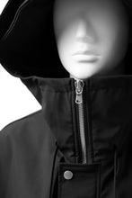 画像をギャラリービューアに読み込む, A.F ARTEFACT "LIGHT-WARMER" MODS COAT / FLEECE BONDING NYLON (BLACK)