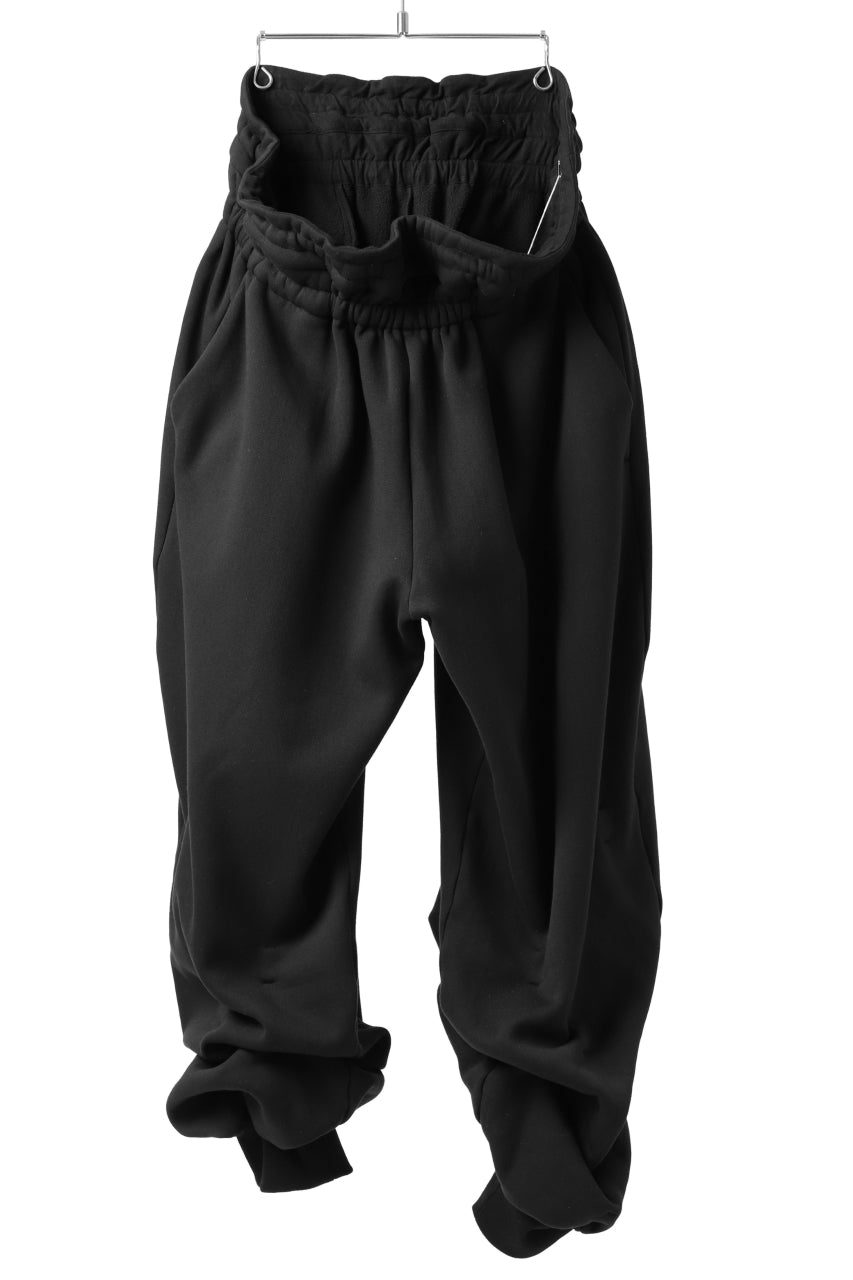 画像をギャラリービューアに読み込む, FACETASM SUPER BIG SWEAT PANTS (BLACK)
