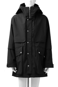 画像をギャラリービューアに読み込む, A.F ARTEFACT "LIGHT-WARMER" MODS COAT / FLEECE BONDING NYLON (BLACK)