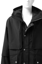 画像をギャラリービューアに読み込む, A.F ARTEFACT "LIGHT-WARMER" MODS COAT / FLEECE BONDING NYLON (BLACK)