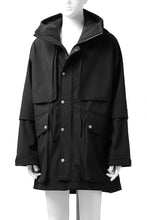 画像をギャラリービューアに読み込む, A.F ARTEFACT "LIGHT-WARMER" MODS COAT / FLEECE BONDING NYLON (BLACK)