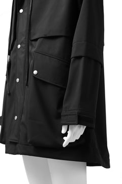 画像をギャラリービューアに読み込む, A.F ARTEFACT "LIGHT-WARMER" MODS COAT / FLEECE BONDING NYLON (BLACK)