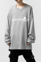 画像をギャラリービューアに読み込む, mastermind JAPAN BOXY-FIT LS / RUBBER AND FOAM PRINTED (GREY)