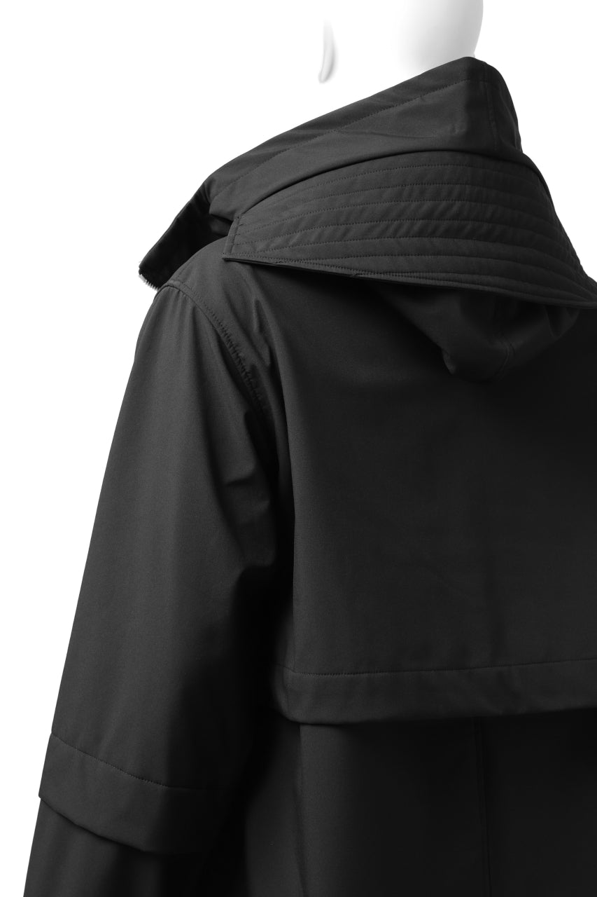 画像をギャラリービューアに読み込む, A.F ARTEFACT "LIGHT-WARMER" MODS COAT / FLEECE BONDING NYLON (BLACK)