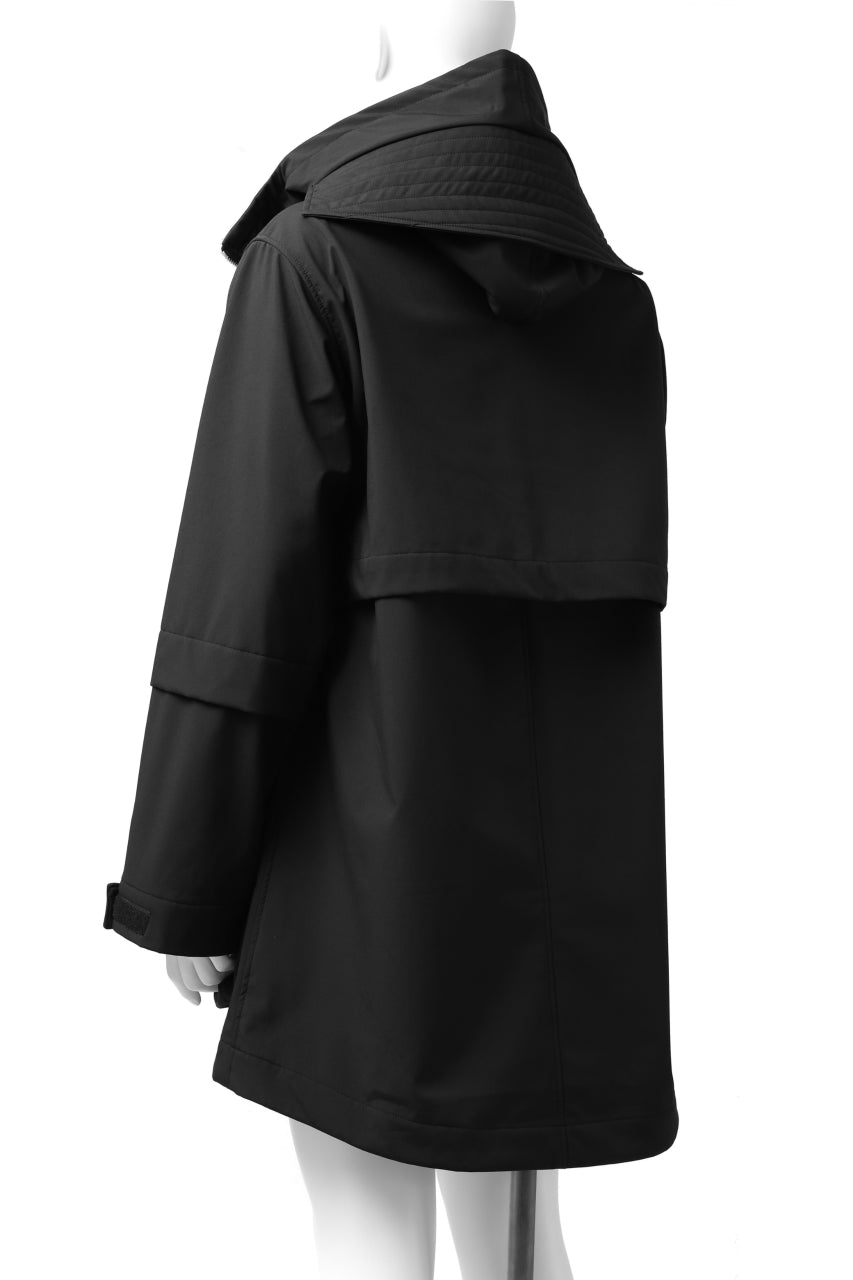 画像をギャラリービューアに読み込む, A.F ARTEFACT "LIGHT-WARMER" MODS COAT / FLEECE BONDING NYLON (BLACK)