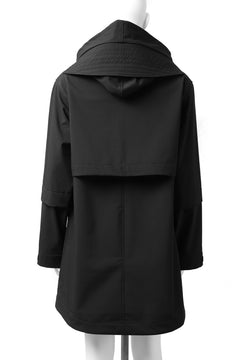 画像をギャラリービューアに読み込む, A.F ARTEFACT "LIGHT-WARMER" MODS COAT / FLEECE BONDING NYLON (BLACK)