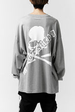 画像をギャラリービューアに読み込む, mastermind JAPAN BOXY-FIT LS / RUBBER AND FOAM PRINTED (GREY)