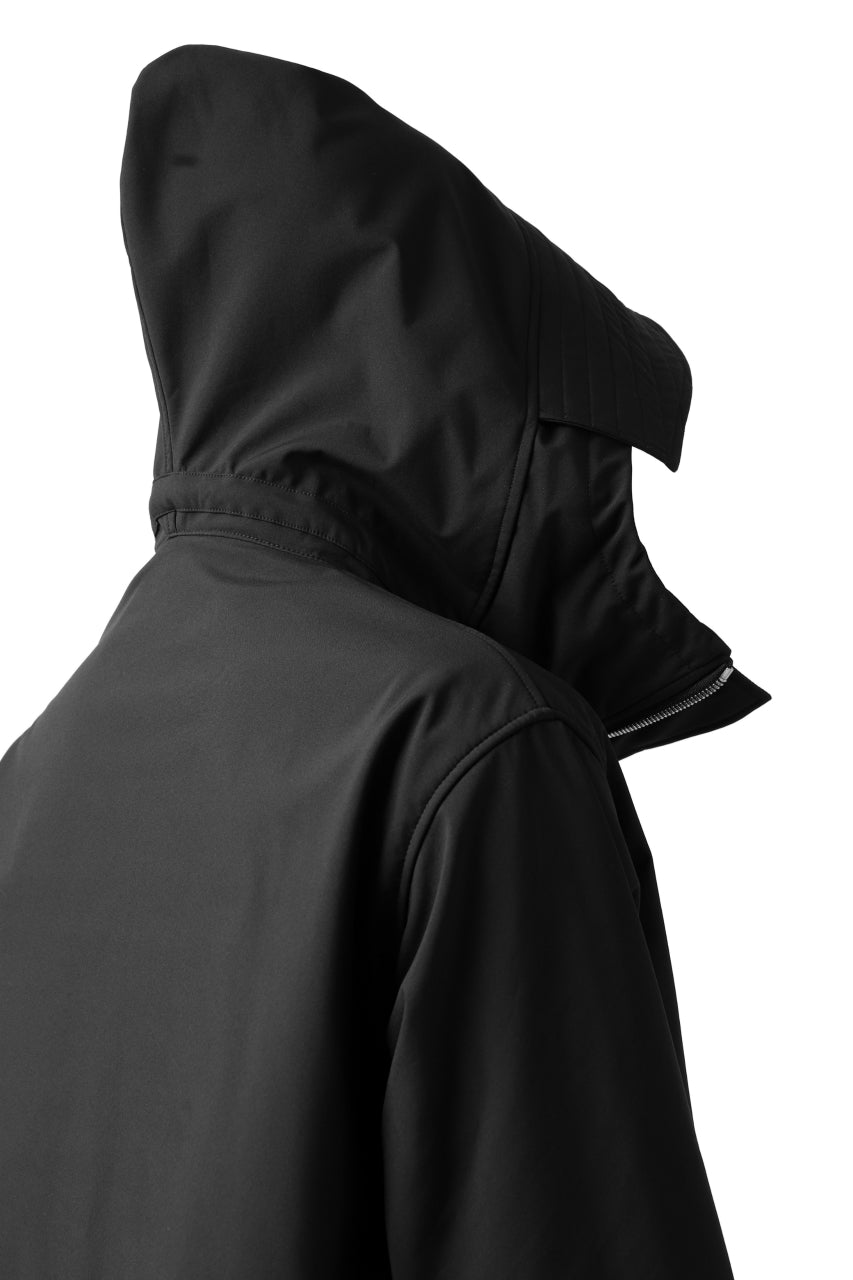 画像をギャラリービューアに読み込む, A.F ARTEFACT "LIGHT-WARMER" MODS COAT / FLEECE BONDING NYLON (BLACK)