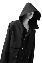 画像をギャラリービューアに読み込む, A.F ARTEFACT "LIGHT-WARMER" MODS COAT / FLEECE BONDING NYLON (BLACK)