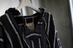 画像をギャラリービューアに読み込む, RESURRECTION HANDMADE distressed rag hoodie (MULTI STRIPE)