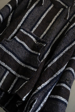 画像をギャラリービューアに読み込む, RESURRECTION HANDMADE distressed rag hoodie (MULTI STRIPE)