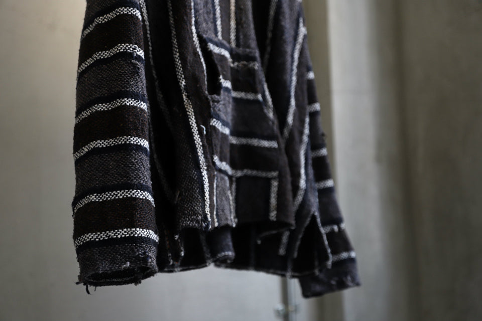 画像をギャラリービューアに読み込む, RESURRECTION HANDMADE distressed rag hoodie (MULTI STRIPE)