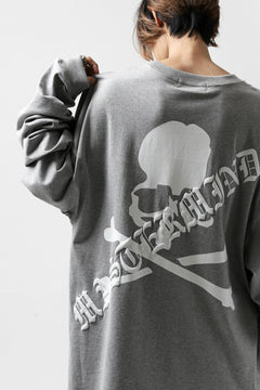 画像をギャラリービューアに読み込む, mastermind JAPAN BOXY-FIT LS / RUBBER AND FOAM PRINTED (GREY)