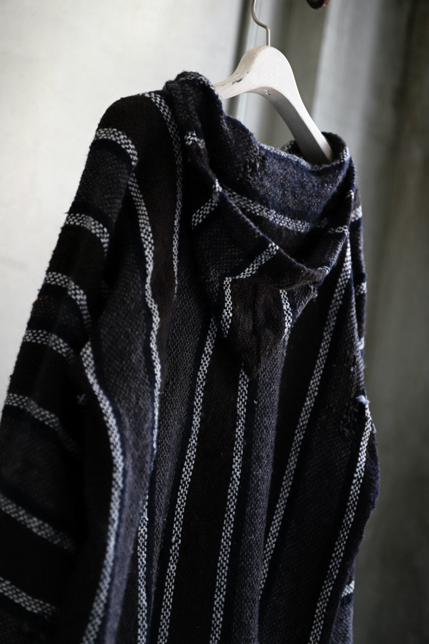 画像をギャラリービューアに読み込む, RESURRECTION HANDMADE distressed rag hoodie (MULTI STRIPE)