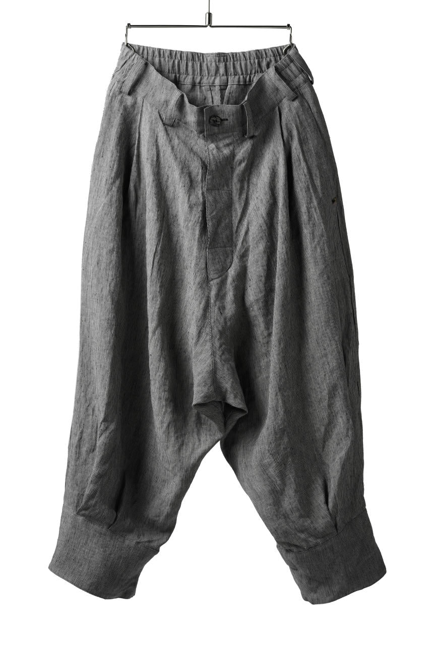 画像をギャラリービューアに読み込む, _vital tuck volume low crotch cuffs pants (THIN STRIPES)