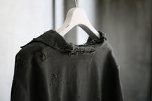 画像をギャラリービューアに読み込む, RESURRECTION HANDMADE distressed army shirt (DYEING KHAKI)